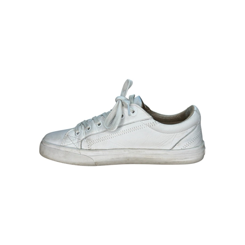 Taos Footwear Plim Soul Lux White Leather Sneakers Shoes Women's 10 PLX-13994A - Picture 2 of 12